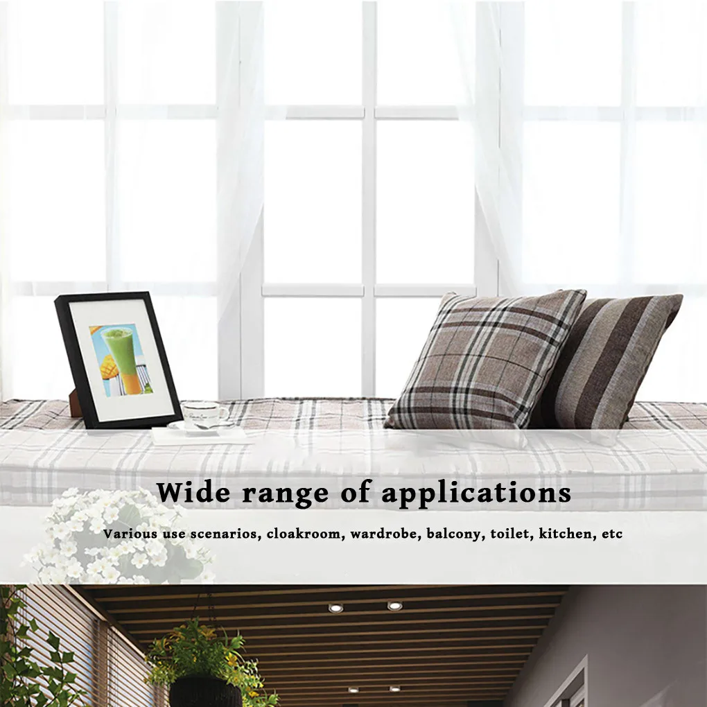 Stainless Steel Telescopic Shower Curtain Rod No Drilling Bathroom Adjustable Hanging Bath Rod 80cm