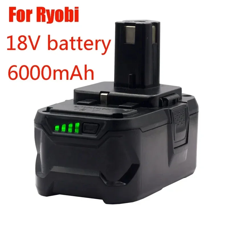 

New Replace Ryobi ONE18V Wireless Power Tool BPL1820 P108 P109 P106 RB18L50 RB18L40 Lithium Ion Battery 6000mAh-12800mah