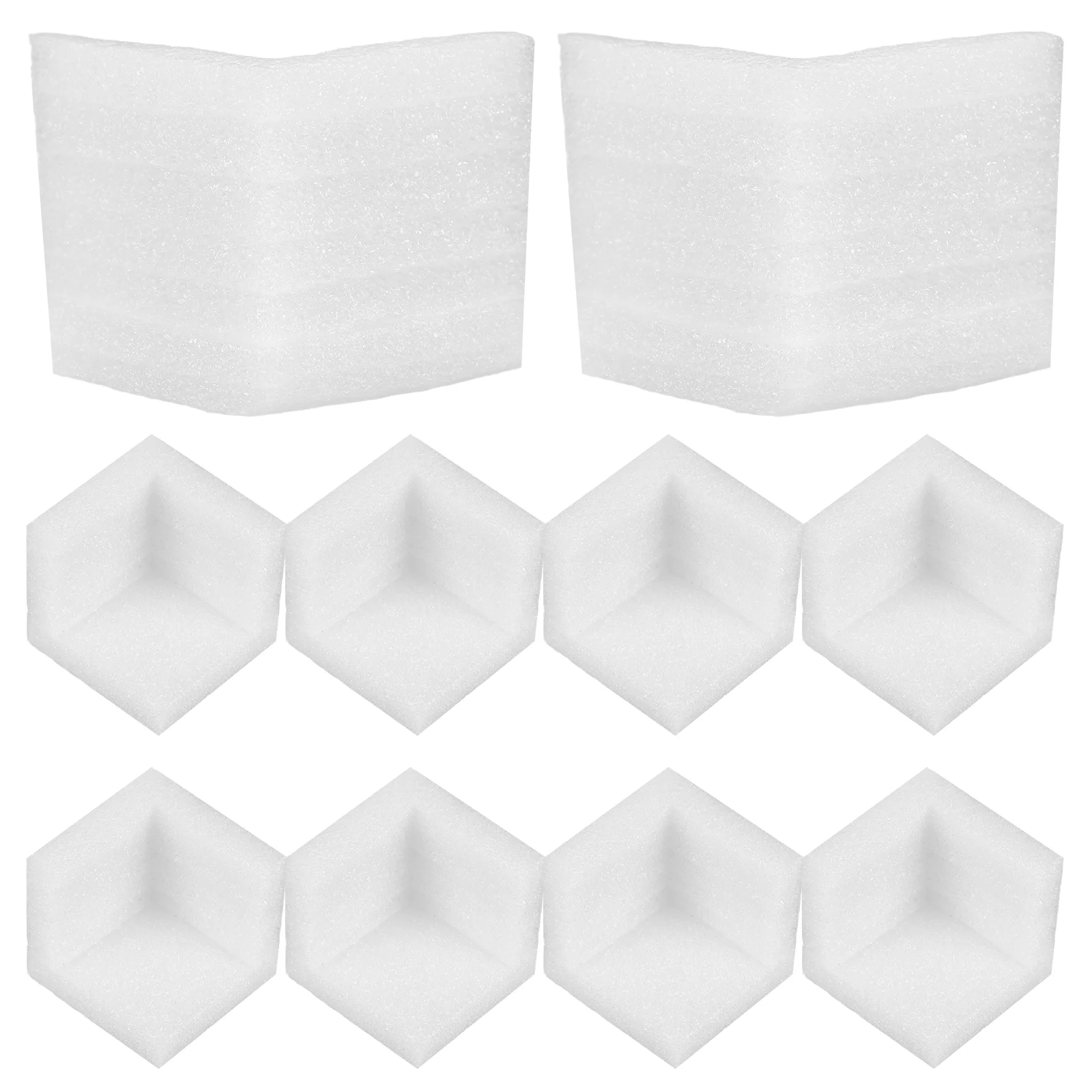 12 Pcs EPE Foam Box Frame Protectors Furniture Packaging Corners Edge Guards Packaging Box Frame Guards Industrial Corner