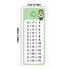 60 Pcs Mathematical Training Cards Maths Table for Kids Self Check Classroom Home Learning Aids Teacher Teaching Aids Montessori 2