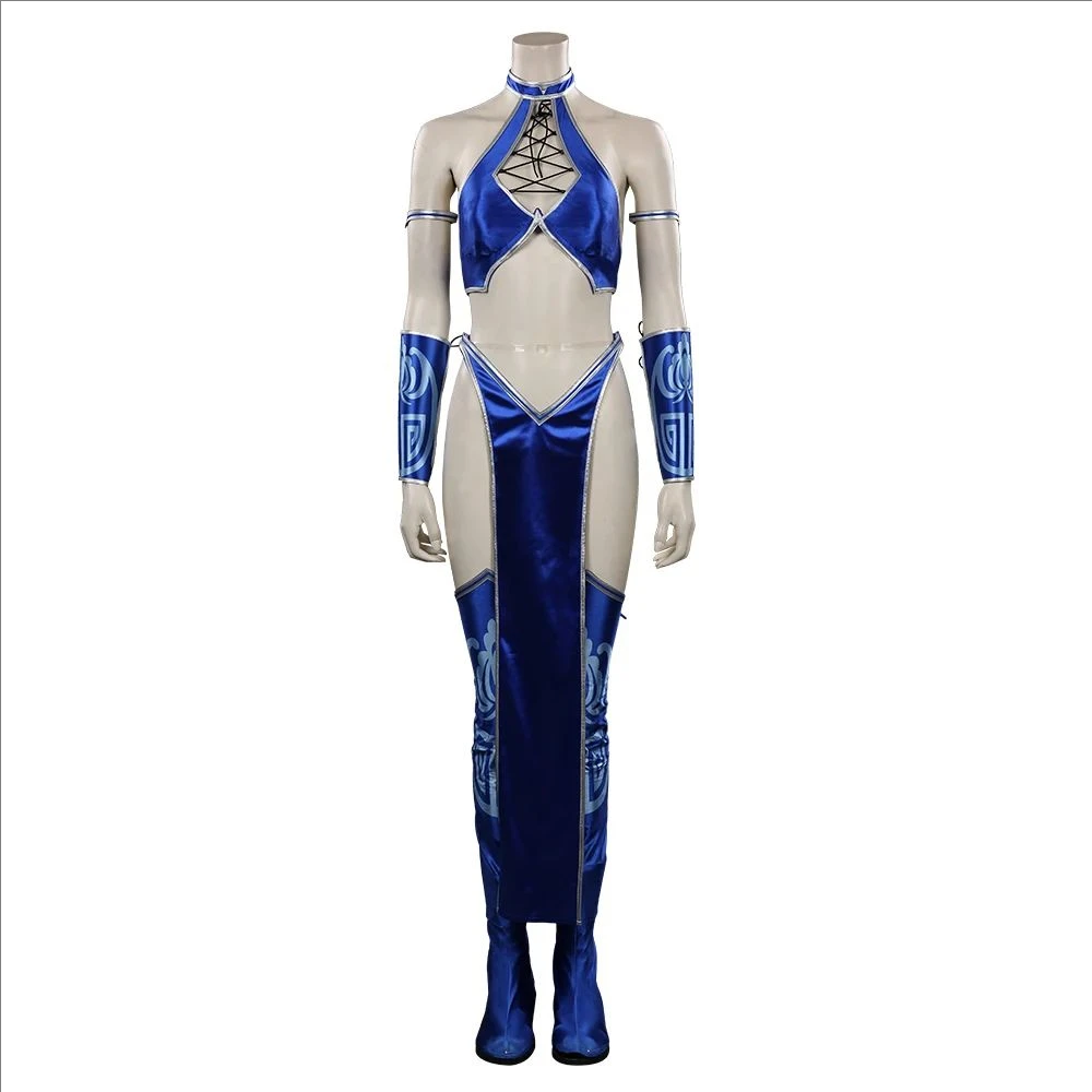 Mortal Kombat Kitana Cosplay Costume for Women (Unofficial)