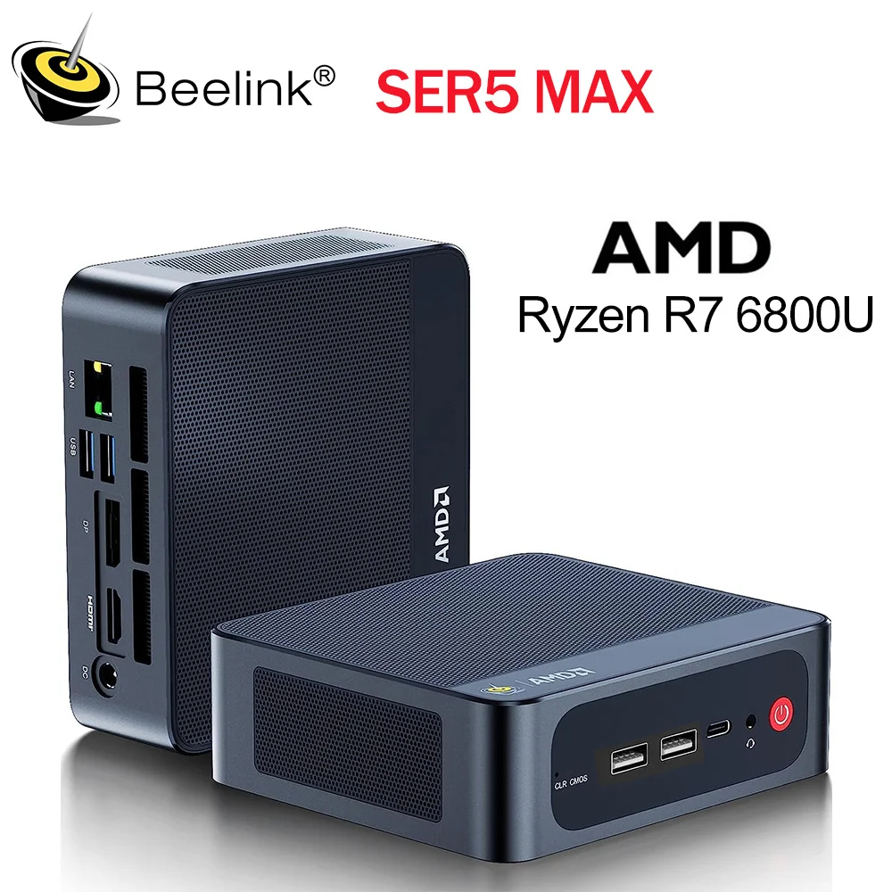 Beelink SER5 Max DDR5 Mini PC AMD Ryzen7 6800U Ryzen5 5500U