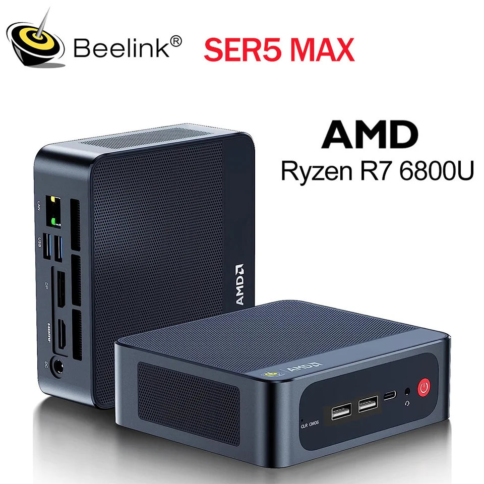 ミニPC Beelink SER5 MAX 5800H 16GB DDR4+500G SS Beelink Mini PC SER5 MAX, AMD Ryzen 7 5800H(8C/16T,up to 4.4