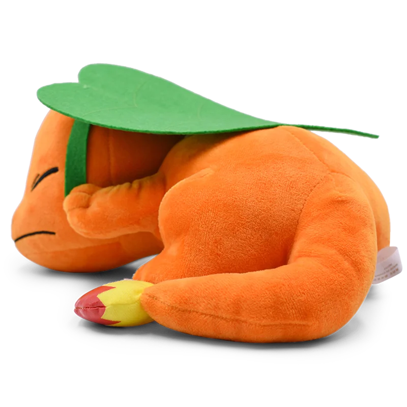 Charmander schlafende Plüsch-Stofftier-Cartoon-Puppe, weicher süßer Charakter, 27,9 cm – Detail 2