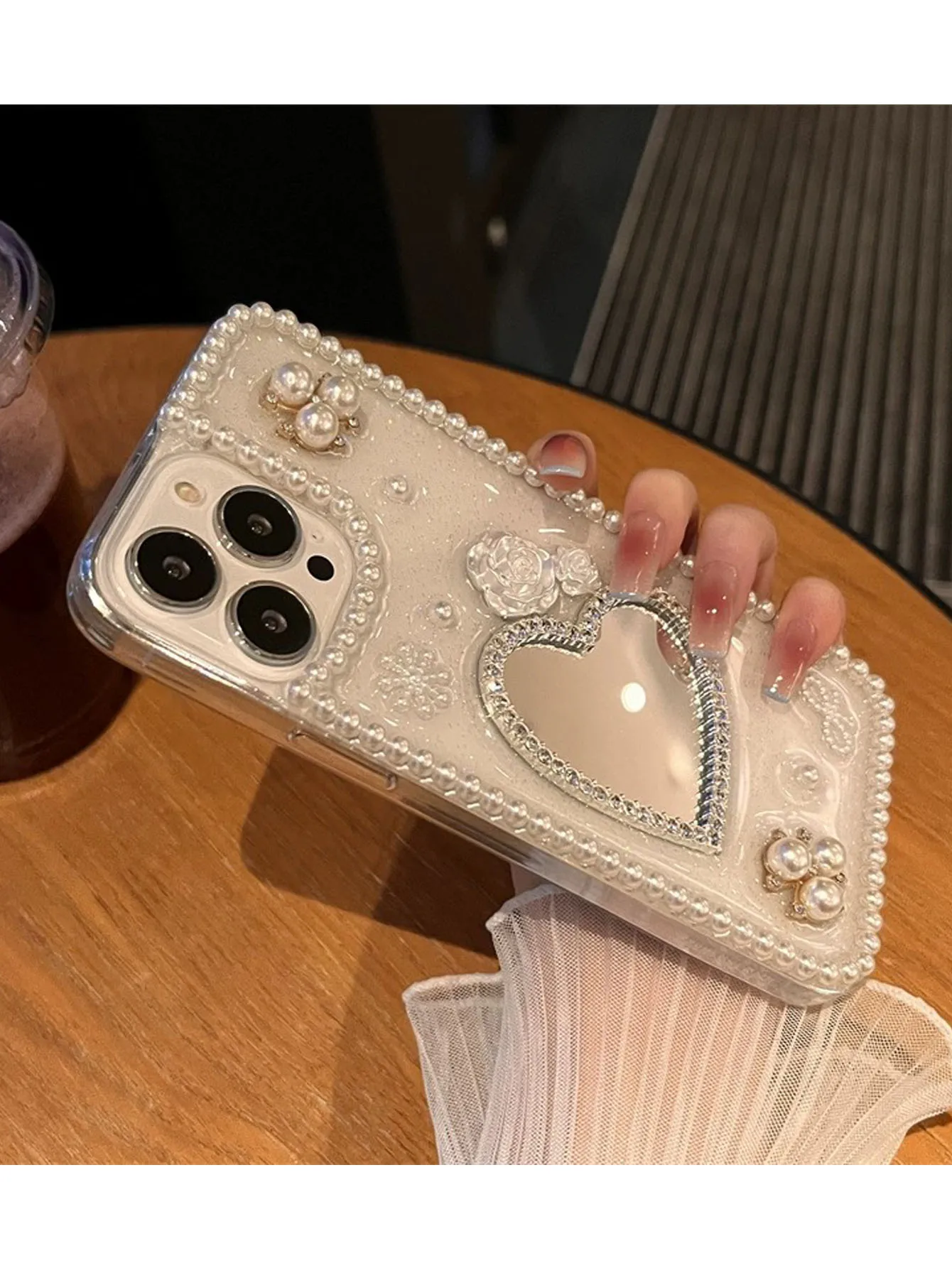 Clear Heart Bow Case for iPhone thumbnail 3