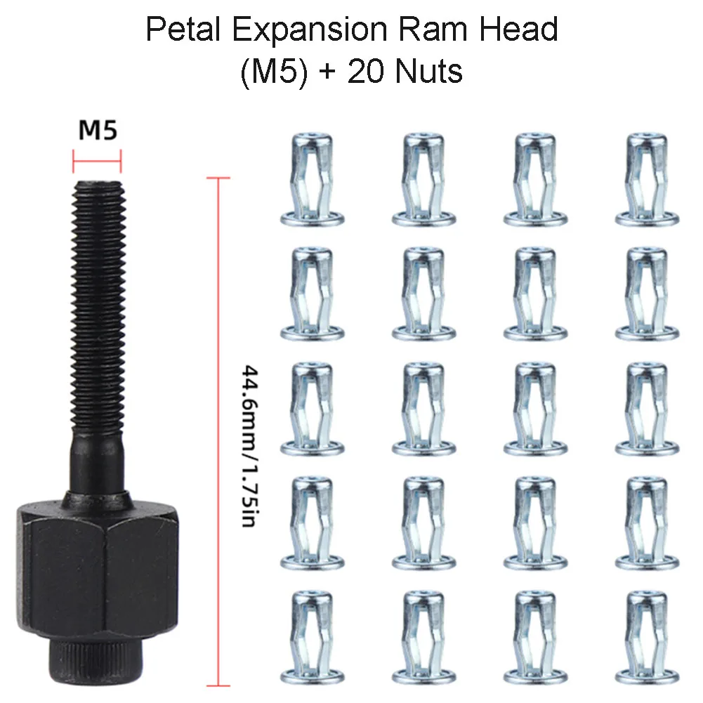 Rivet Head Nuts Set Alloy Expansion Clamp Kit M4 M5 M6 M8 Petal Rivet Kit  For Commercial Manufacture Rivet Nut Machine Parts