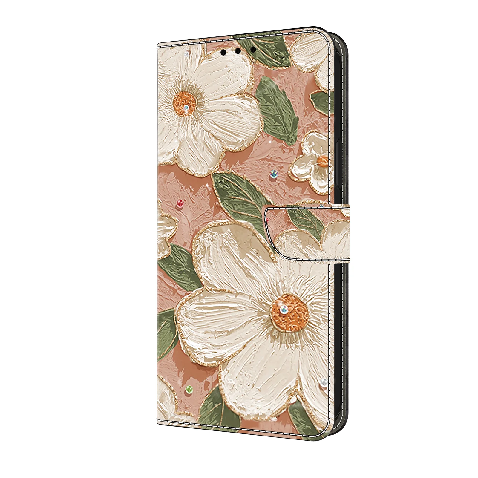 Magnetic Flip Leather Wallet Phone Case - Elegant and Functional Design