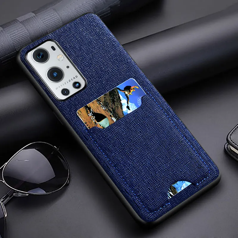 Luxury PU Leather Case with Card Slot and Bag Holder