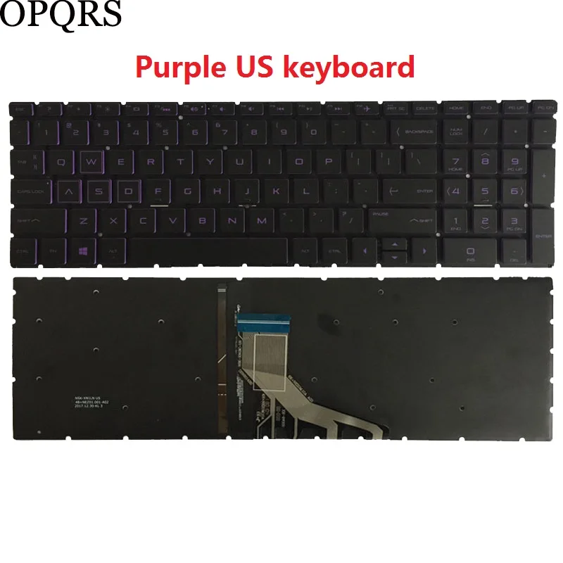 Purple US backlit