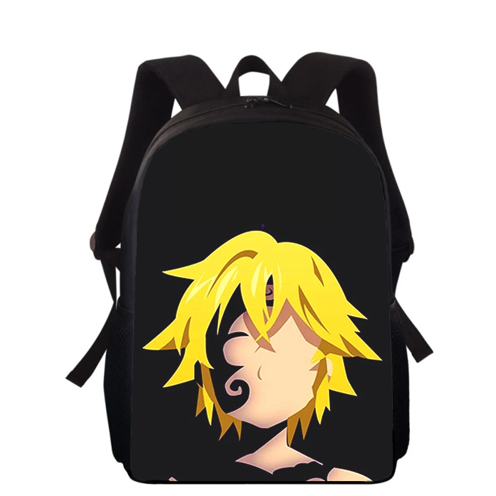 The Seven Deadly Sins 15” 3D Print Kids Backpack Primary School Bags for Boys Girls Back Pack Students School Book Bags