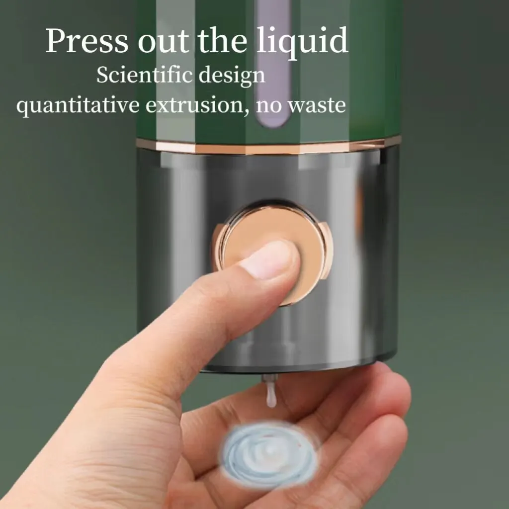 Wall-Mounted Non-Perforating Soap Dispenser for Hand Sanitizer & Shower Products - Image 2