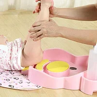 1pc Portable baby wash tub Newborn Cute Animal Cartoon ABS Washing Basin Infants Washing Ass Head Bathtub Wholesale #TC