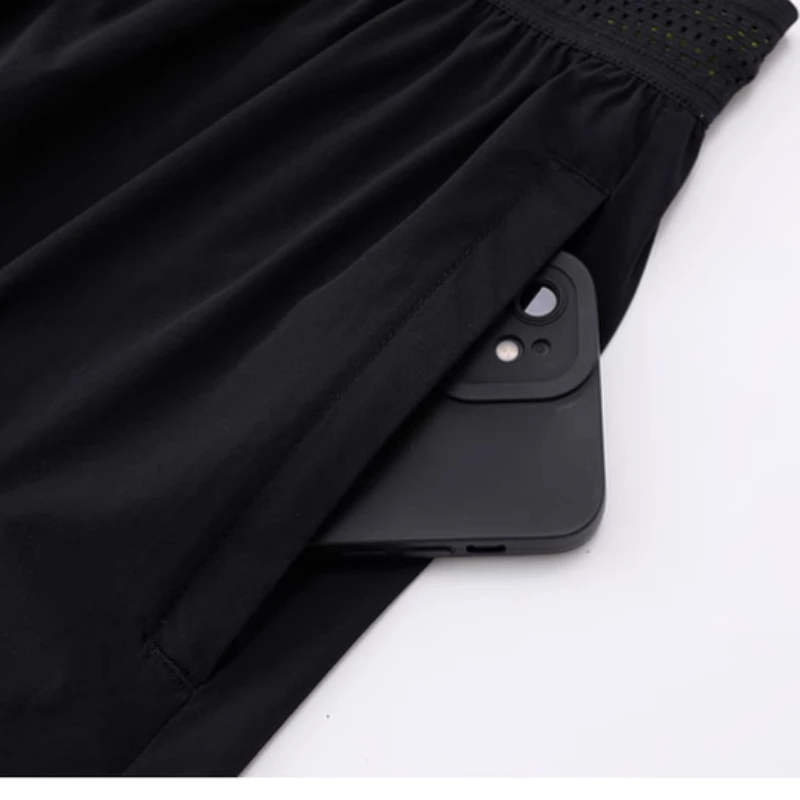 Kelme Football Training Shorts Men's Stitching Split Shorts Woven Sports Breathable Outdoor Running Pants