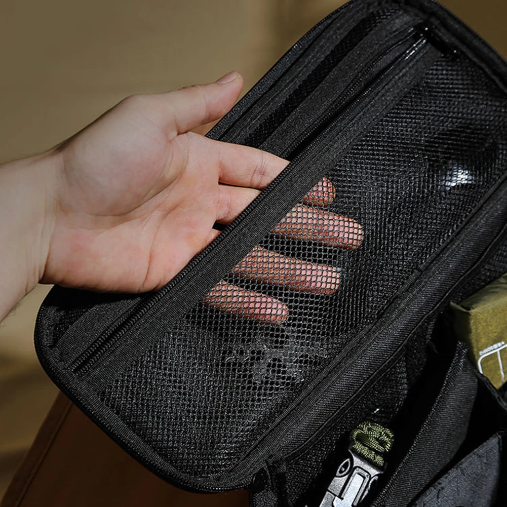 Outdoor Camping Storage Pouch Multipurpose Travel BBQ Hiking Organizer 900D Oxford Cloth Double Zipper for Travel Hiking BBQ