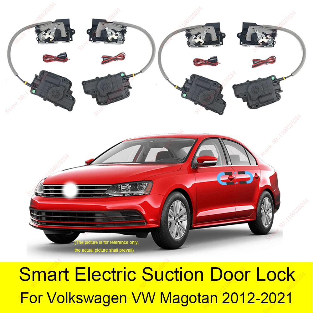 

Умный автоматический Электрический Всасывающий дверной замок для Volkswagen VW Magotan 2012-2021, автоматический мягкий закрывающий дверь, супер тихий дверь автомобиля