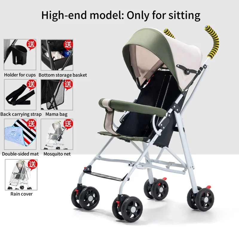 6-36 months baby stroller Compact and foldable pushchair for