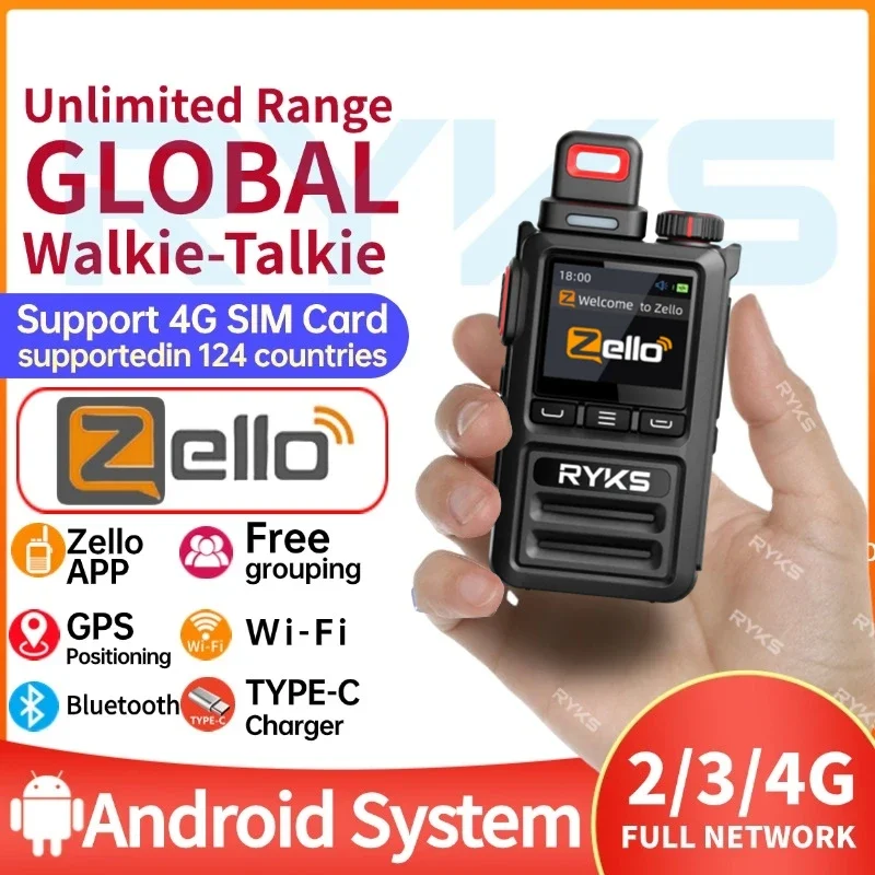 Zello Poc Radio Zello Universal Frequency Band Car zello walkie talkie 4g 2