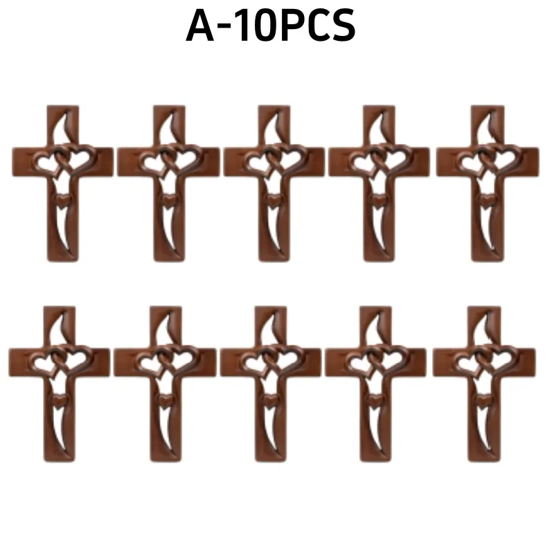 Croix En Bois De Cœurs Entrelacés, Artisanat De Coeur Sculpté à La