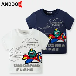 2t 7t verão t shirts 2022 moda roupas para crianças meninos verão de manga curta t shirts crianças dos desenhos animados blusas anime