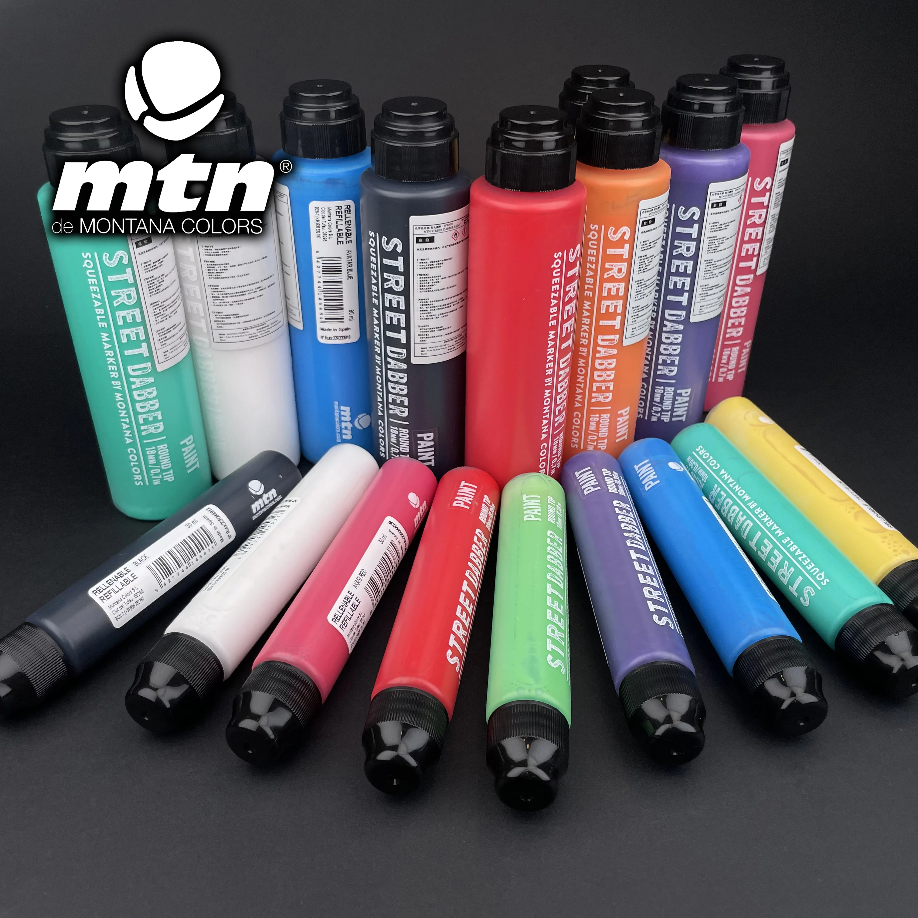 Mtn Imported Original Graffiti Flow Pen Signature Pen 18mm/90ml Large Bottle Paint Marker Pen