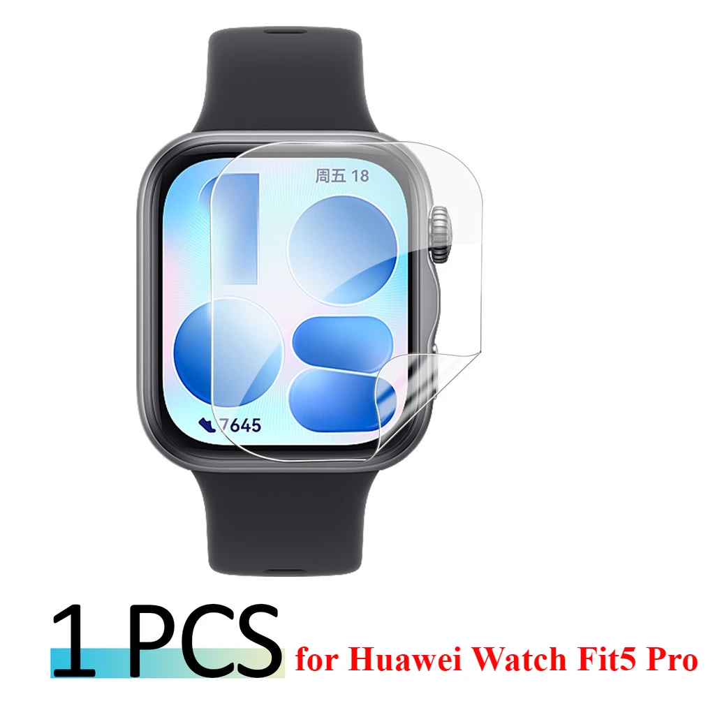 1-5PCS Pellicola protettiva morbida in TPU idrogel a copertura totale per Huawei Watch Fit 5 5 Pro Pellicola protettiva per schermo per Huawei Watch Fit5