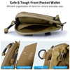 1TG TACTICAL Waterproof EDC Pouch Portable Key Change Purse Wallet Travel Kit Coin Mini Purse & Card Slots And Zippers Pouch 4