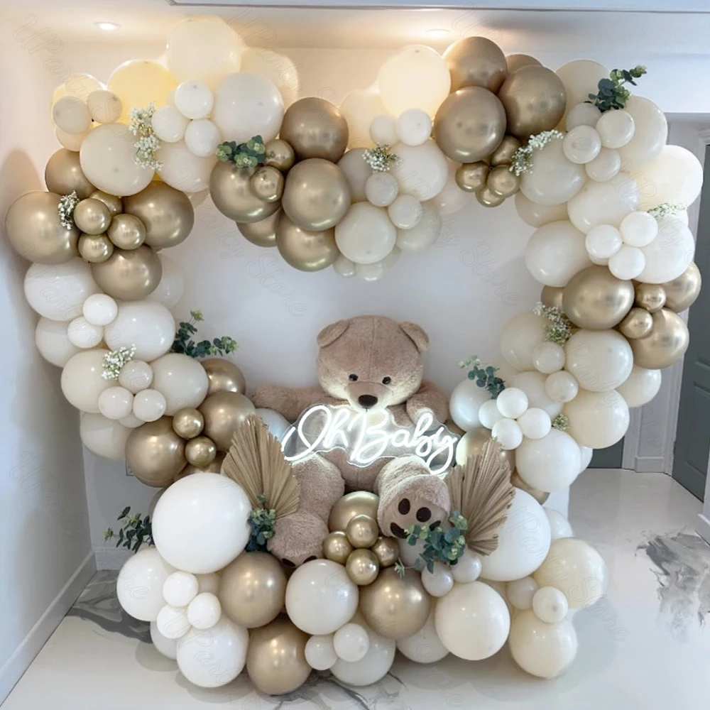 Lovely Lamb Balloon Heart Round Backdrop Kit For Boy