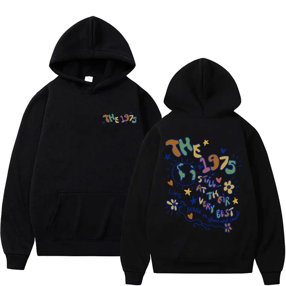 

British Band The 1975 Still At Their Very Best Graphic Hoodie Male Vintage Indie Alternative Rock Pullover Men Oversized Hoody