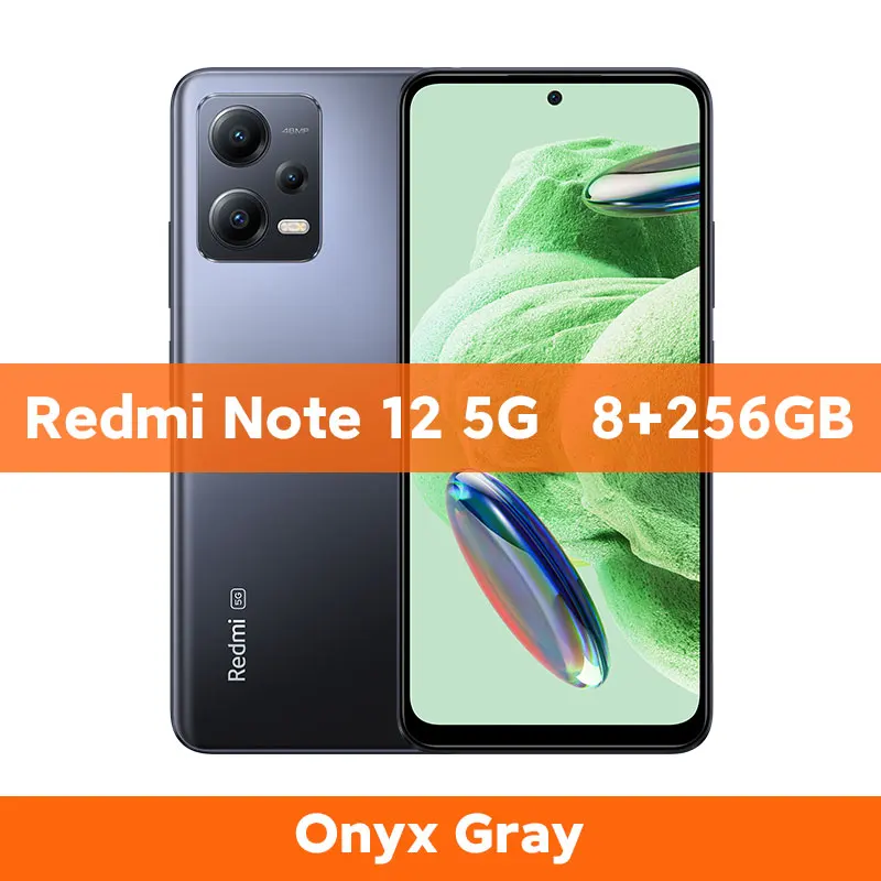 Xiaomi Redmi Note 12 5G 128GB/4GB Dual-SIM onyx-gray 