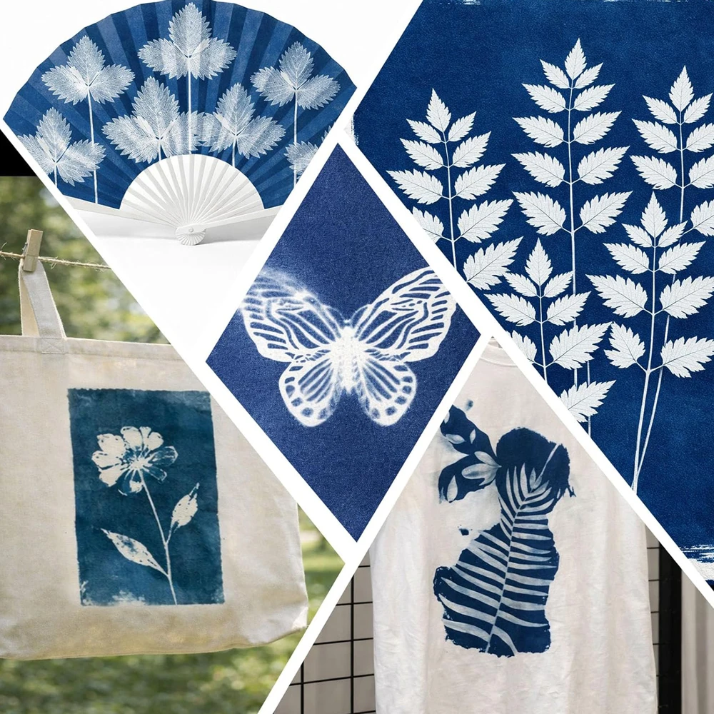 Cyanotype Liquid DIY Kit for Textile and Wood Printmaking - 100/200ml
