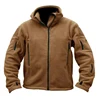 Men Polar Fleece Tactical Winter Autumn Hiking Fishing Camping Trekking Thermal Jackets Outdoor Sports Hood Caro Coat Softshell 4