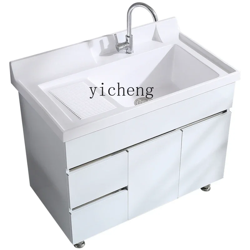 Xl Mobiletto Del Bagno Armadio Di Lavaggio In Acciaio Inox Con Lavabo Balcone Ark Tavolo Lavanderia