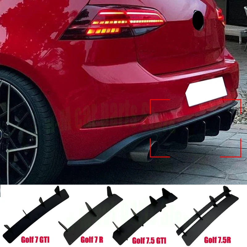 

Для Volkswagen Golf7.5R Golf7.5GTI Golf7R Golf7GTI ветер нож хвост губы задний спойлер для губ внешний Модификация аксессуары