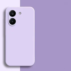 Luxury Silicone Anti - Drop Phone Case - Premium Protective Cover Coque for Poco C81 (Purple)