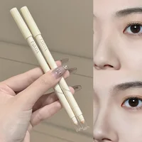 Stylo correcteur mat pour éclaircir les cernes, couleur équitable, bâton de dissimulation des cernes, tête en éponge, stylo correcteur de précision avec taille-crayon 6
