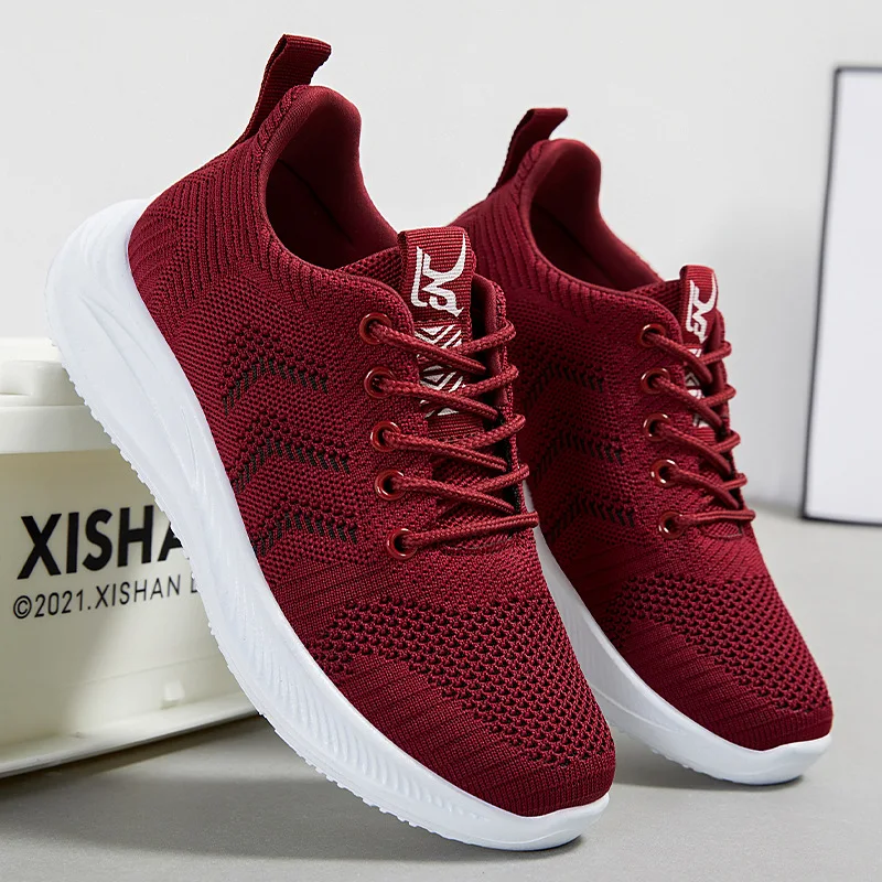 Breathable Women Casual Shoes Soft Sole Non-slip Mom Sports Shoes Women Yoga Shoes Ladies Running Footwear Ligth Sneakers Female