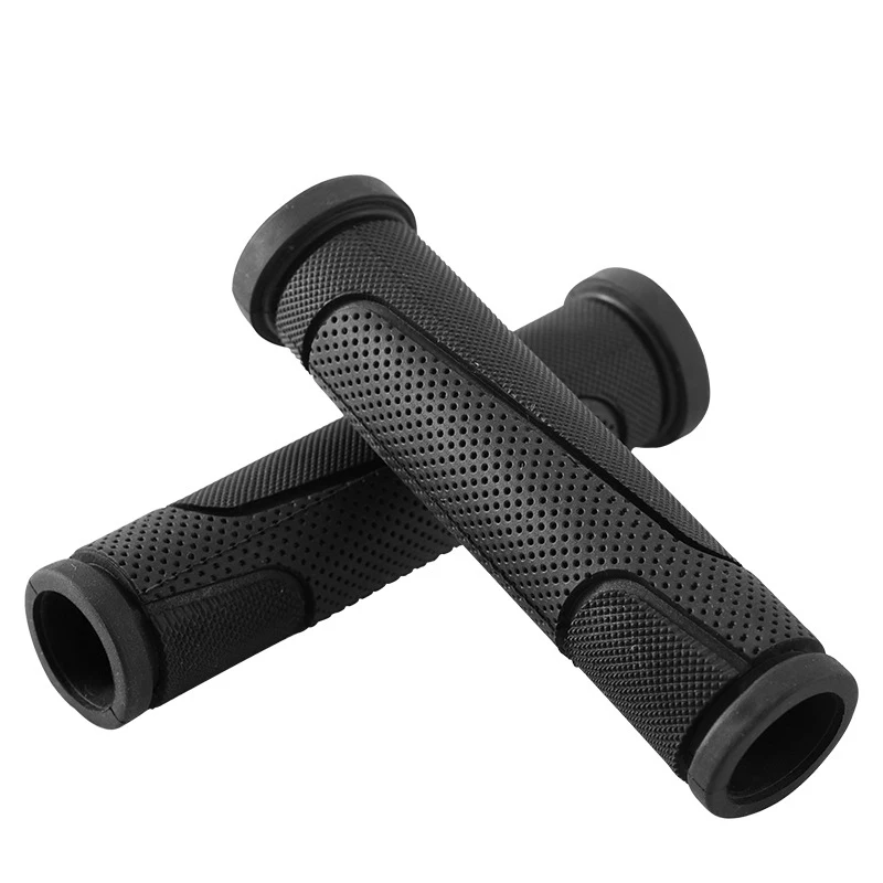Description Picture 6 of item1 Pair Bicycle Handle Cover Rubber Grips Bicycle Handlebar Protect Cover Anti-slip Bicycle Protective Gear Bike Accessories