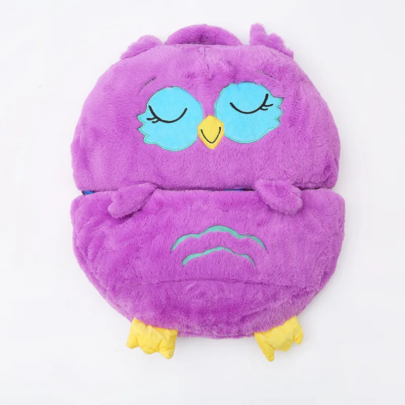 Kids Sleeping Bag Children's Animal Sleep Sack Boys Girls Cartoon Plush Doll Baby Pillow Soft Lazy Sleepsacks For Birthday Gift