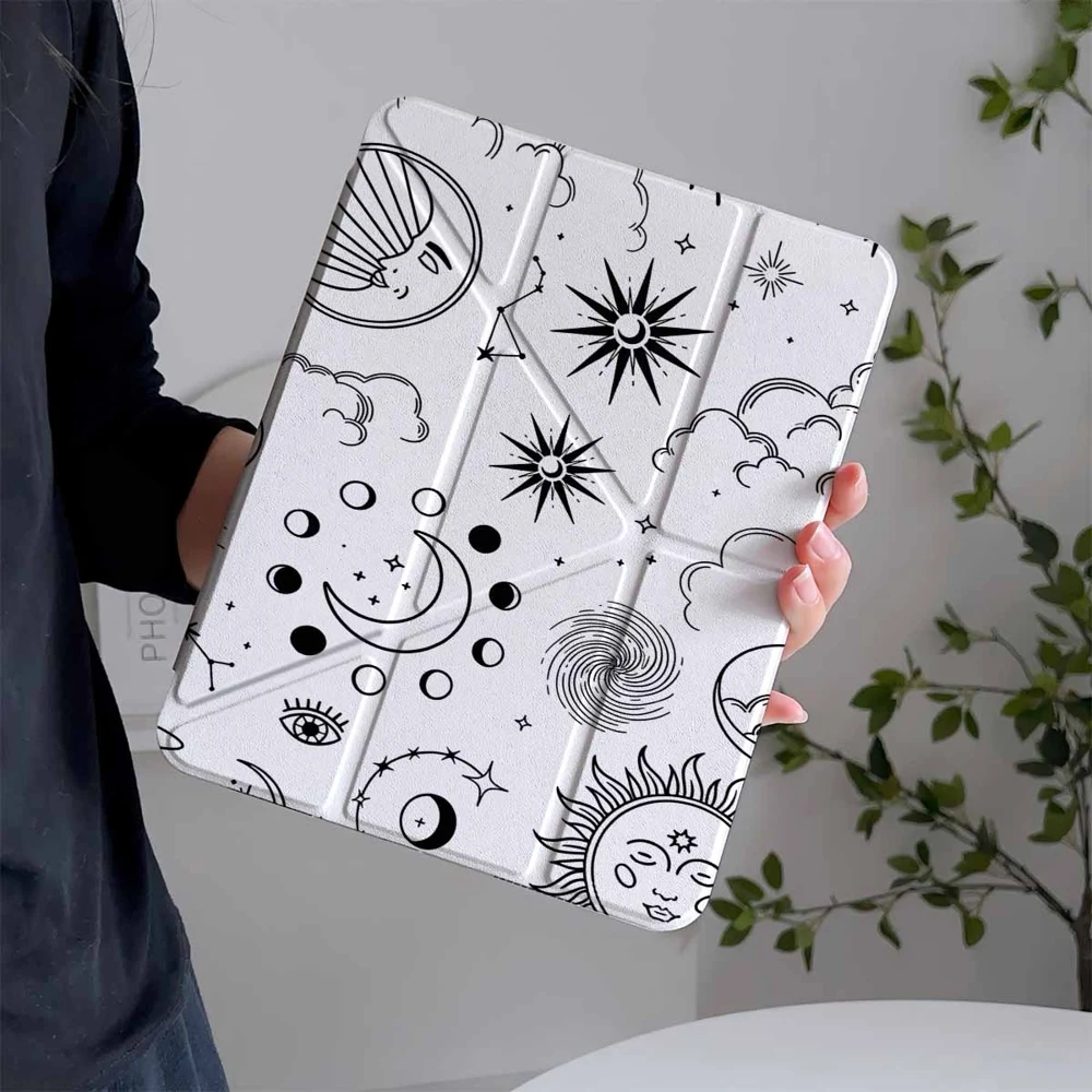 Cosmic Celestial Protective Tablet Case with Pen Slot