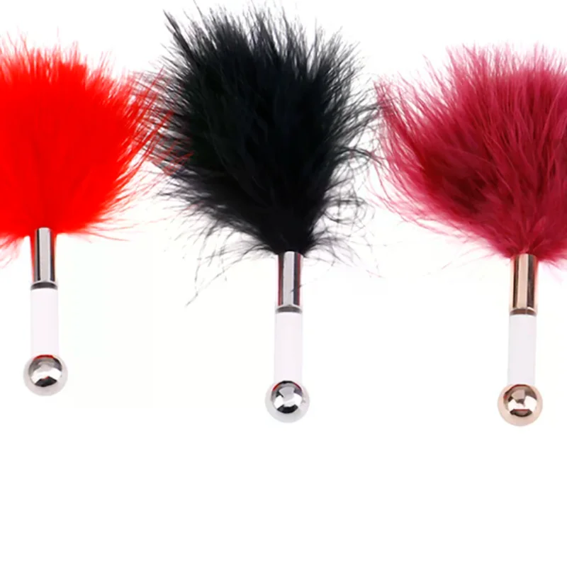 Beautiful taste flirting feathers colorful fancy Gift Tickler Flirt Toy Couple