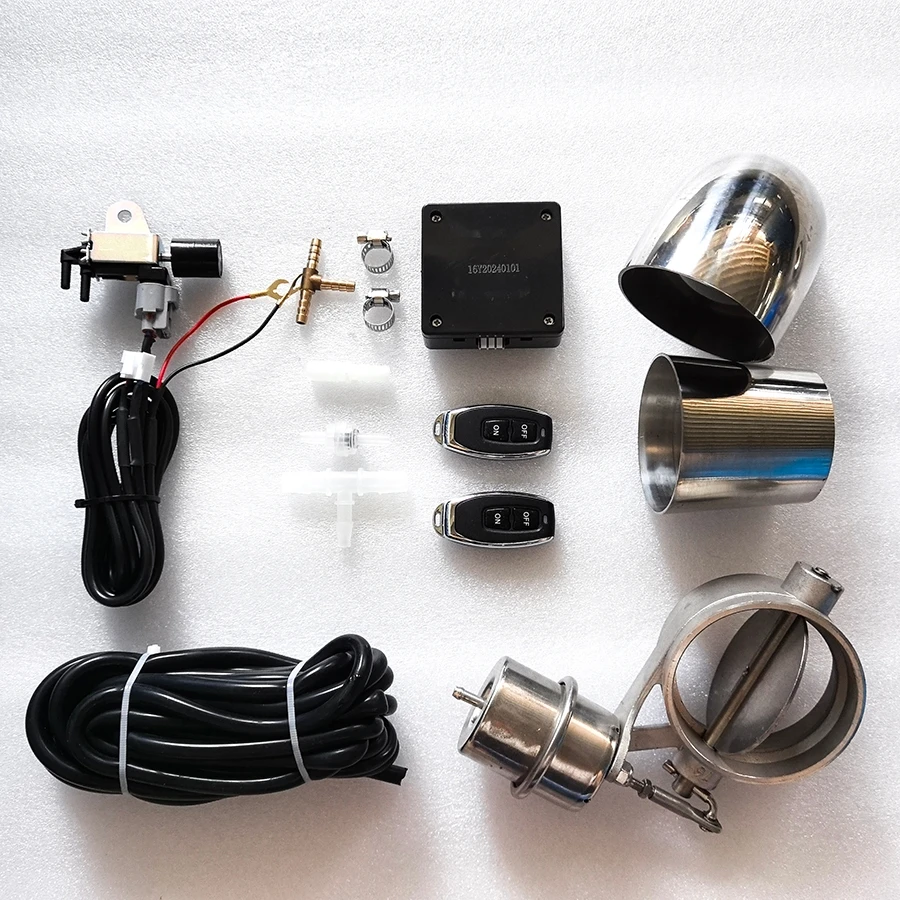 Car Air Bag Exhaust Valve Normal Open Style 2.0 To 3.5 Inch Cutouts Adjustable Sounds By Remote Conroller