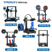  Tronxy 3D Printer XY-3 XY-2 Pro V2 CRUX 1 High Precision desktop 3d Printing Auto-Leveling Upgraded DIY FDM 3d printer Kit 