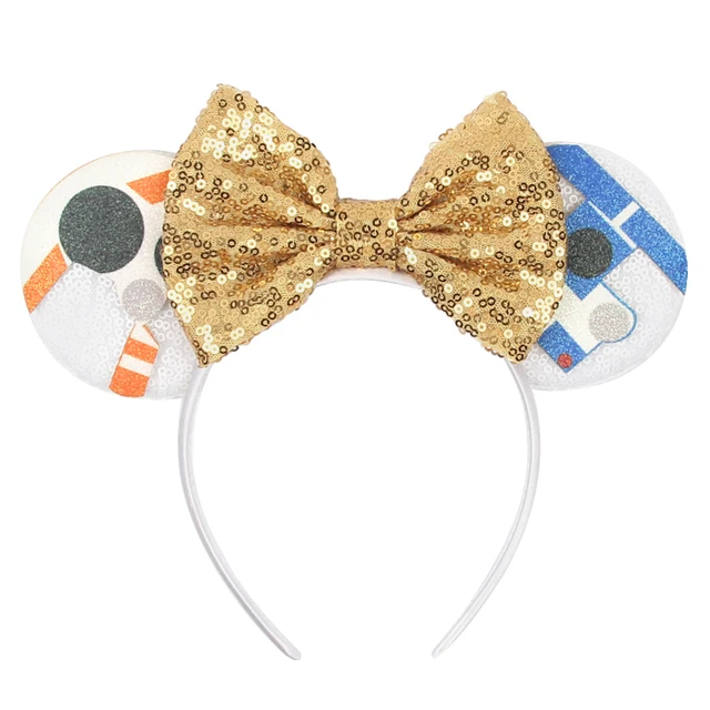Disney! ハンドメイド・手芸 ミッキーマウス耳型ヘアバンド ミッキー耳