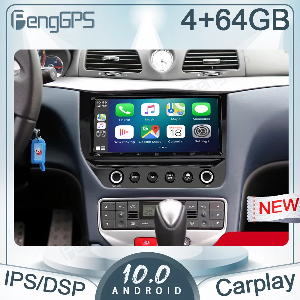 2Din Android Autoradio Lettore Multimediale Dvd Per Maserati Gt Gc Granturismo 2007-2015 Gps Per Auto Navig Autoradio Autoradio Carplay