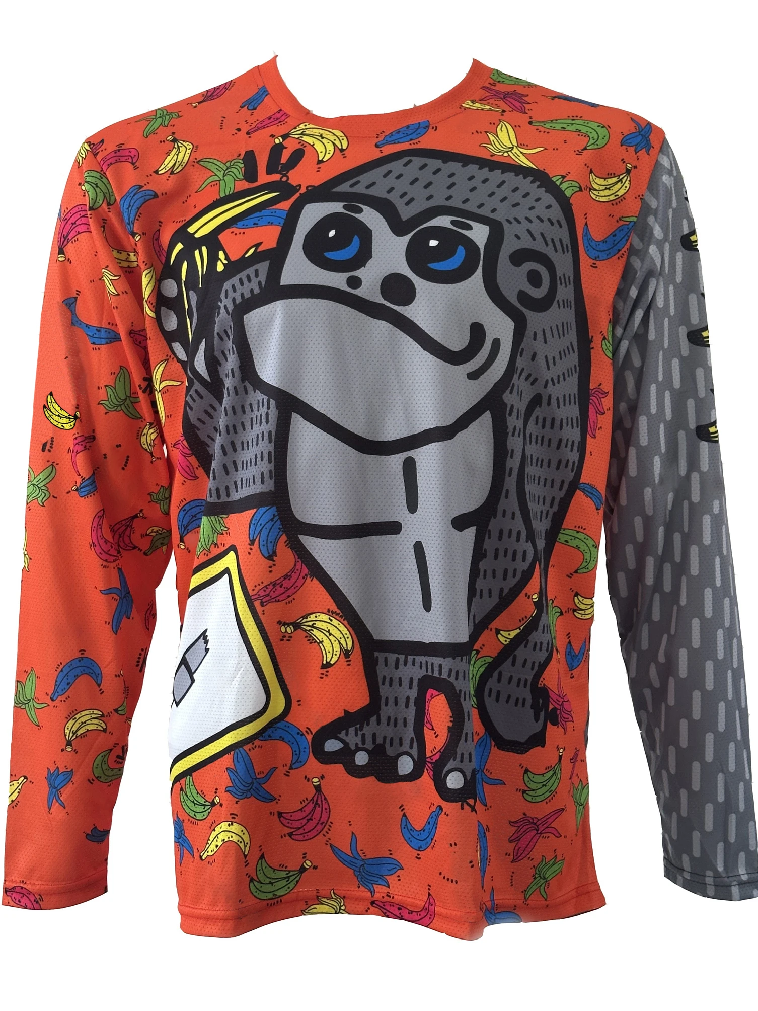 thumbnail image 1 of Camiseta de manga larga para ciclismo de montaña, transpirable, de secado rápido y con absorción de humedad para hombre, para deportes de descenso y ciclismo, 1 of 4