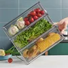 Kitchen Refrigerator Storage Box Drawer-type Fresh-keeping Box Food-grade Eggs and Meat Food Frozen Finishing Storage Box 5