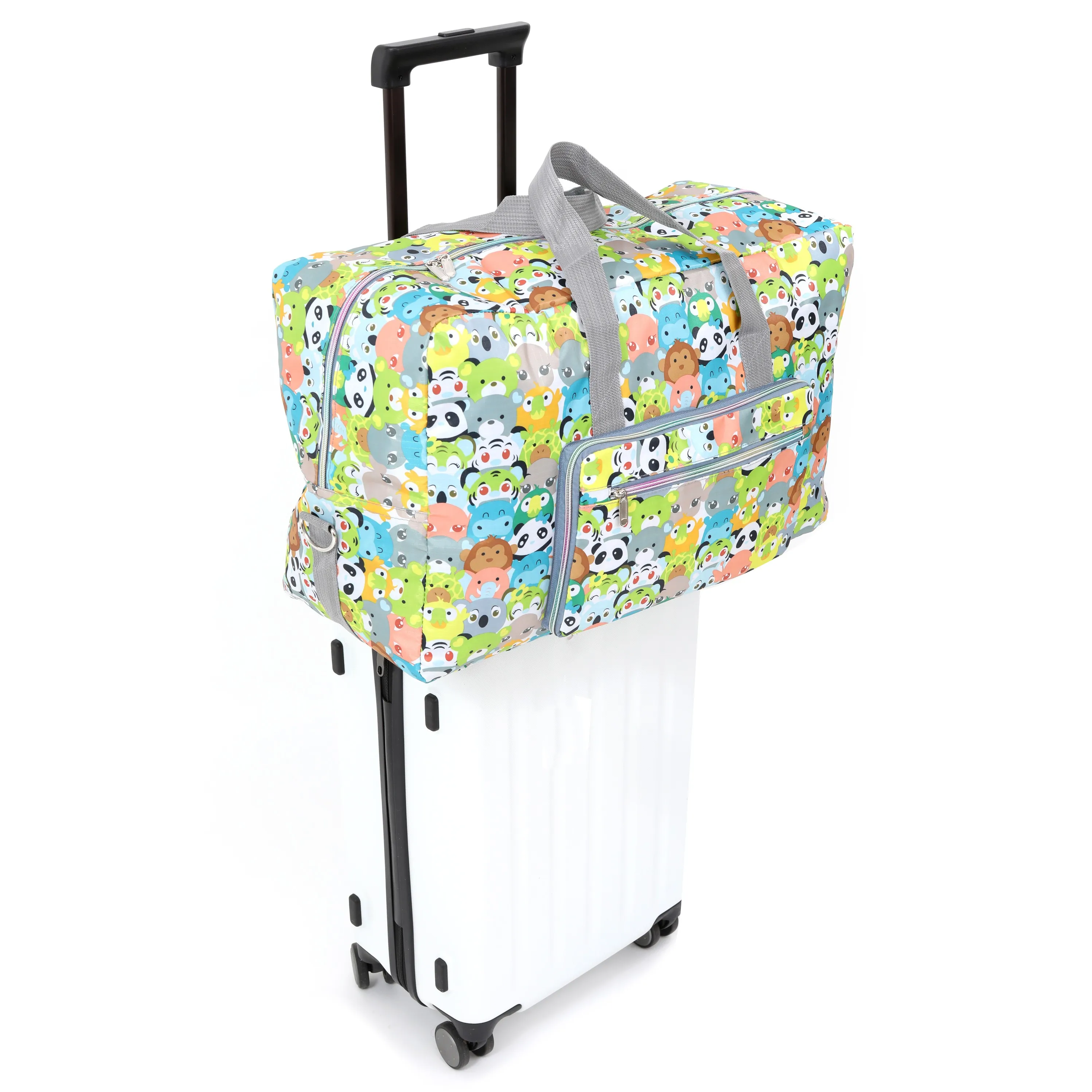 s Casual Travel Bags Portable Folding Shoulder Bag Trolley Bag Sac A Main Colourful Large Capacity Waterproof Bags