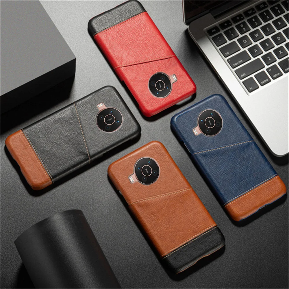 

Slim Case For Nokia X10 X20 Nokia G20 Card Slot Holder Mixed Splice PU Leather Cover For Nokia X20 X10 Coque Funda NokiaX20
