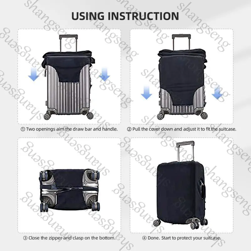 Luggage Cover Black cat eyes animal Thicken Luggage Cover Elasticity Trolley dust cover Suitcase Protection Cover Suitcase Case