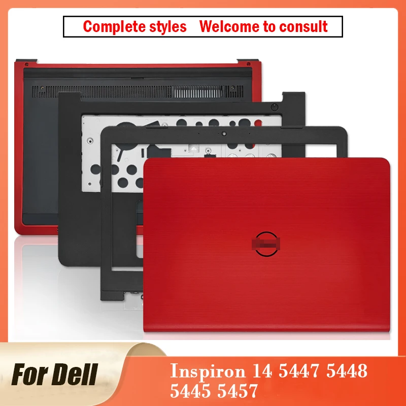 14 laptop sleeve NEW Original For Dell Inspiron 14 5447 5448 5445 5457 LCD Back Cover/Front Bezel/Palmrest/Bottom Case Bottom cover Red 5447 5448 leather laptop bag